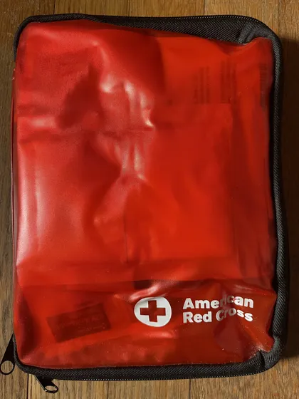 A first aid kit is always in my Teaching Artist bag.